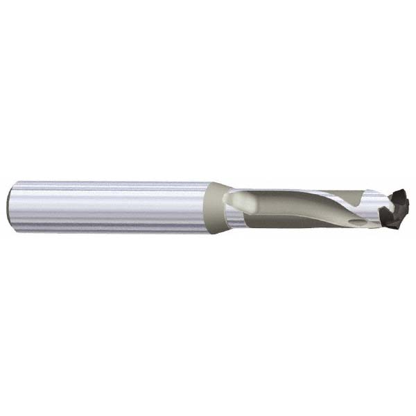 Kennametal Replaceable-Tip Drill: 11.5 to 11.99 mm Dia, 96 mm Max Depth, 12.7 mm Straight-Cylindrical Shank - 2542087