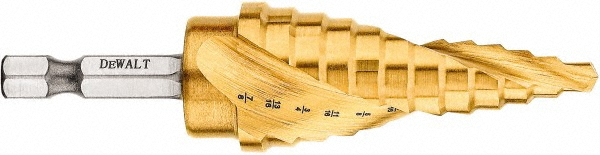Kennametal Replaceable-Tip Drill: 11.5 to 11.99 mm Dia, 96 mm Max Depth, 12.7 mm Straight-Cylindrical Shank - 2542087