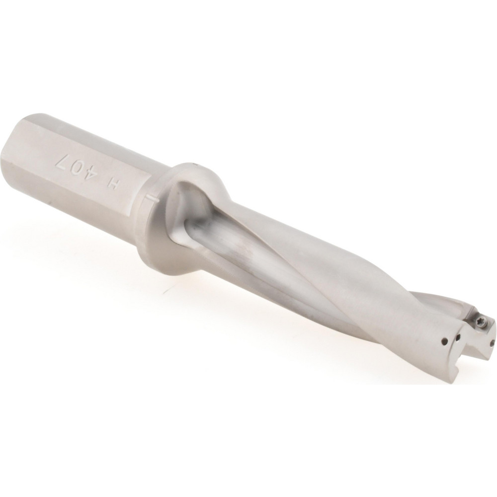 Komet Indexable Insert Drill: KUBTU2D1750R06ABS50F, 1-3/4" Max Dia, 3-1/2" Max Depth, 2xD - 1589244595