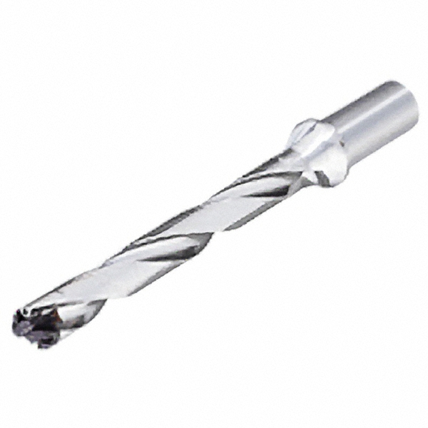 Ingersoll Cutting Tools Replaceable-Tip Drill: 13 to 13.4 mm Dia, 104 mm Max Depth, 16 mm Cylindrical Shank - 3204316