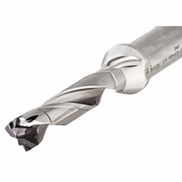 Kennametal Replaceable-Tip Drill: Straight Shank, 12.00 mm Shank Dia - 6389443