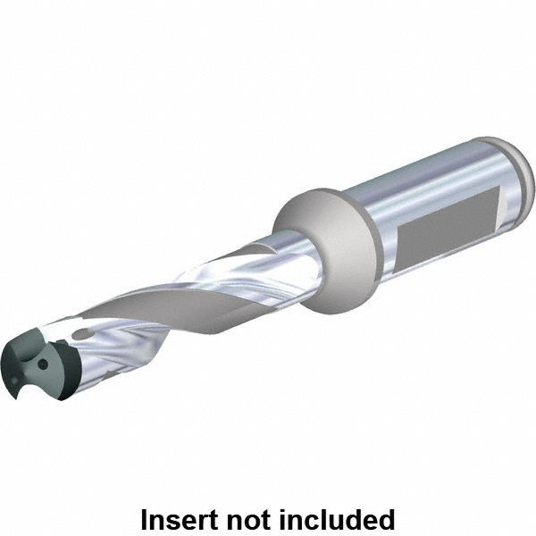 Kennametal Replaceable-Tip Drill: Straight Shank, 12.00 mm Shank Dia - 6389443