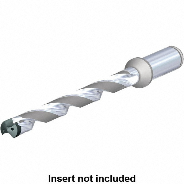 Kennametal Replaceable-Tip Drill: Straight Shank, 12.00 mm Shank Dia - 6389443