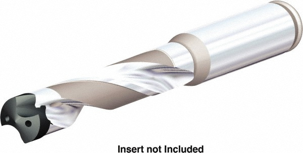 Kennametal Replaceable-Tip Drill: Straight Shank, 12.00 mm Shank Dia - 6389443
