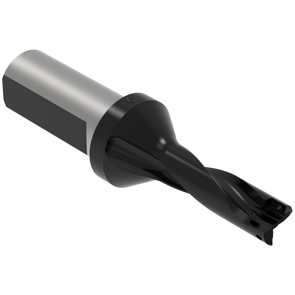 Allied Machine and Engineering Indexable Insert Drill: 1/2X1.5X4.012 3XD, 1/2" Max Dia, 1-1/2" Max Depth, 3xD, 3/4" Shank Dia - D3030500I-075F