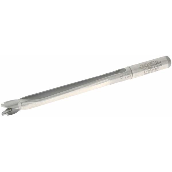 Kyocera Replaceable-Tip Drill: 11 to 11.49 mm Dia, 17.3 mm Max Depth, 12 mm Straight-Cylindrical Shank - THD11496