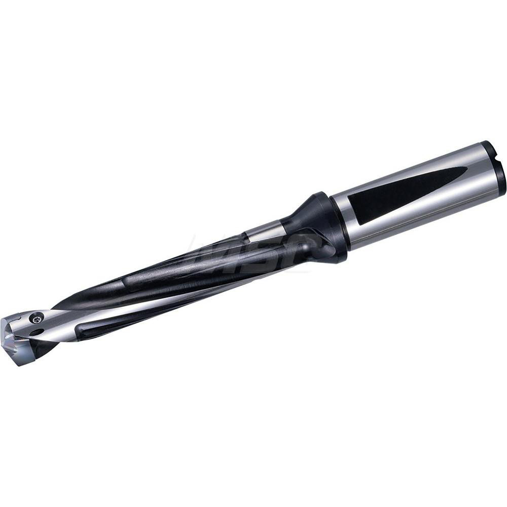 Kyocera Replaceable-Tip Drill: 13.5 to 13.99 mm Dia, 70 mm Max Depth, 16 mm Flange Shank - THD08636