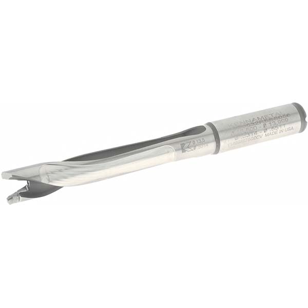 Kyocera Replaceable-Tip Drill: 13.5 to 13.99 mm Dia, 70 mm Max Depth, 16 mm Flange Shank - THD08636