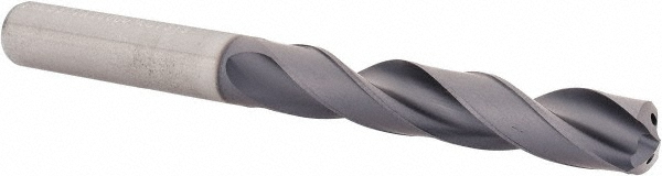 Kennametal Replaceable-Tip Drill: 21.44 to 21.93 mm Dia, 64.3 mm Max Depth, 25.4 mm Straight-Cylindrical Shank - 2238545