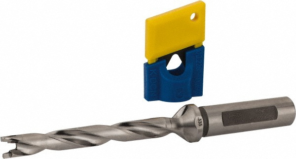 Ingersoll Cutting Tools Replaceable-Tip Drill: 8 to 8.4 mm Dia, 64 mm Max Depth, 12 mm Cylindrical Shank - 3204573