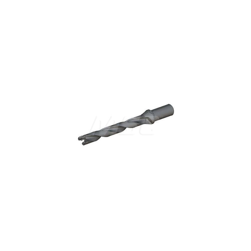 Iscar Replaceable-Tip Drill: 0.906 to 0.941" Dia, 4.724" Max Depth, 1-1/4" Straight-Cylindrical Shank - 3363079