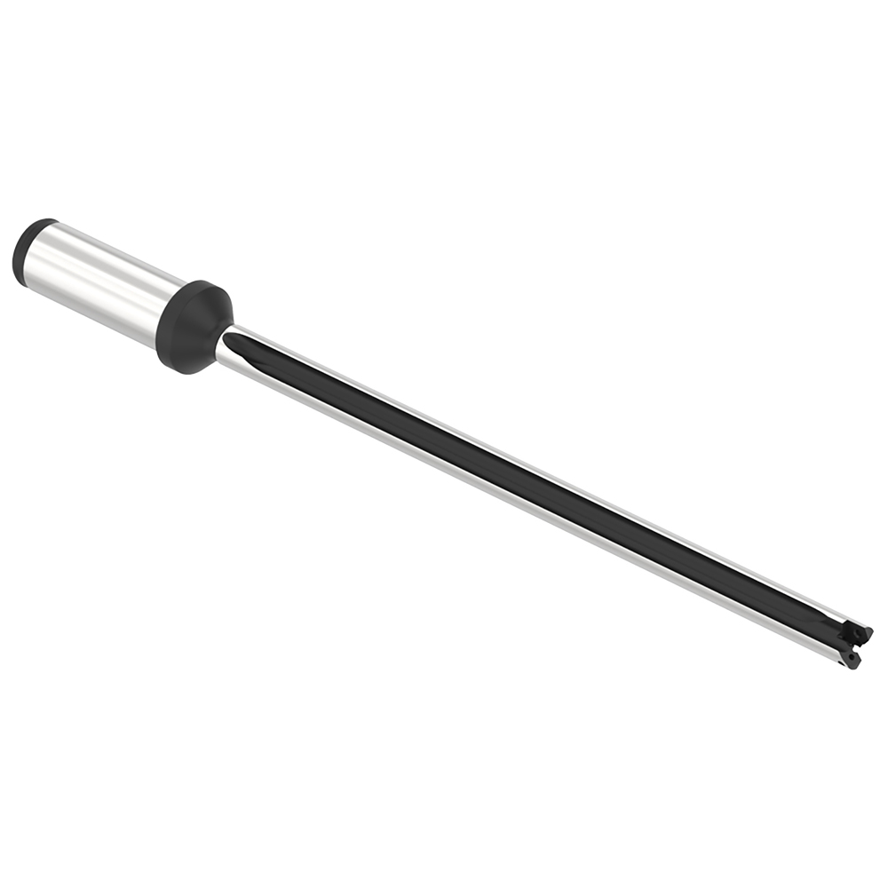 Allied Machine and Engineering Spade Drill: 11.10 to 12.69 mm Dia, 145.24 mm Max Depth, Straight Flute - HTAZA12-20CM