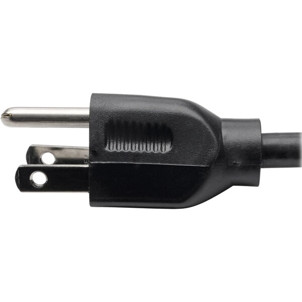 Tripp Lite Power Cord, 5-15P to 5-15R, 13A, 16AWG, 1ft - P024-001-13A