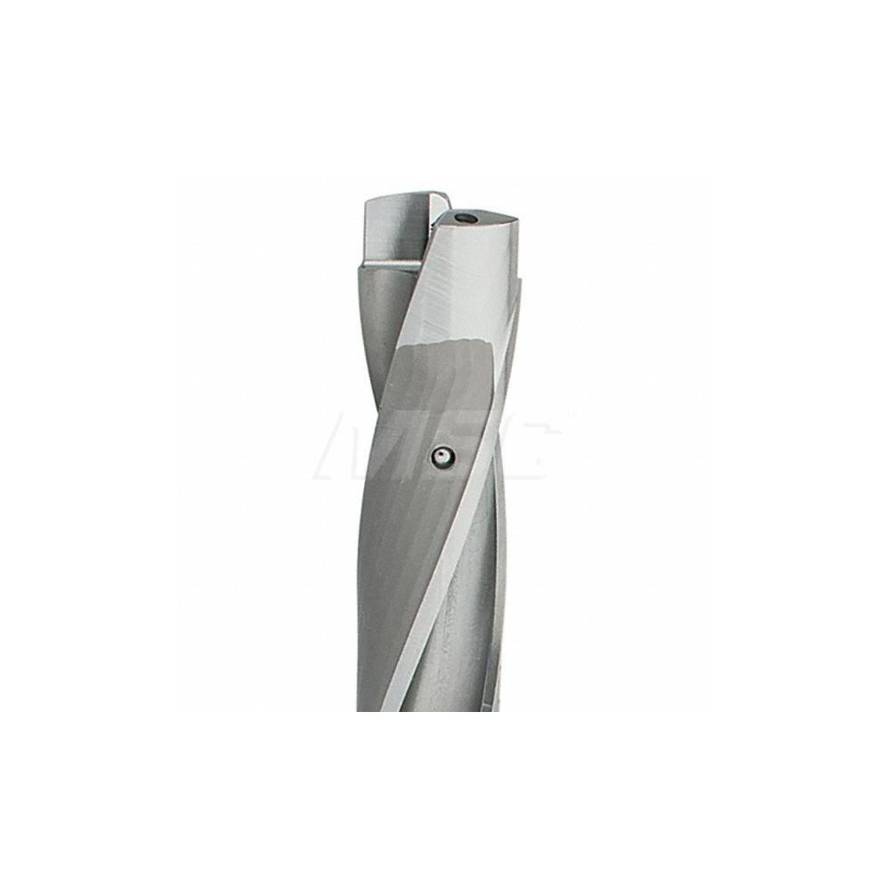 Kennametal Replaceable-Tip Drill: 20.64 to 21.14 mm Dia, 109.98 mm Max Depth, 25.4 mm Straight-Cylindrical Shank - 1329732