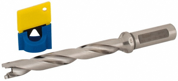 Ingersoll Cutting Tools Replaceable-Tip Drill: 13.5 to 13.9 mm Dia, 108 mm Max Depth, 16 mm Cylindrical Shank - 3204319