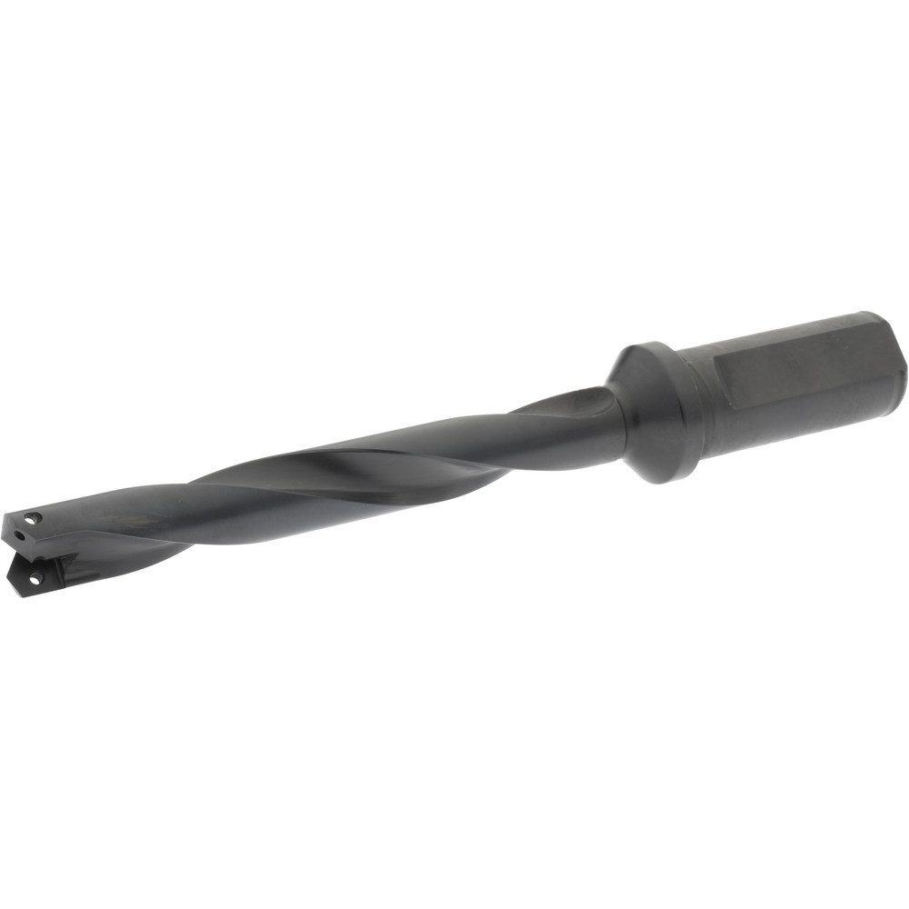 Allied Machine and Engineering Spade Drill: 45/64 to 15/16" Dia, 4-5/8" Max Depth, Helical Flute - 23010H-100F