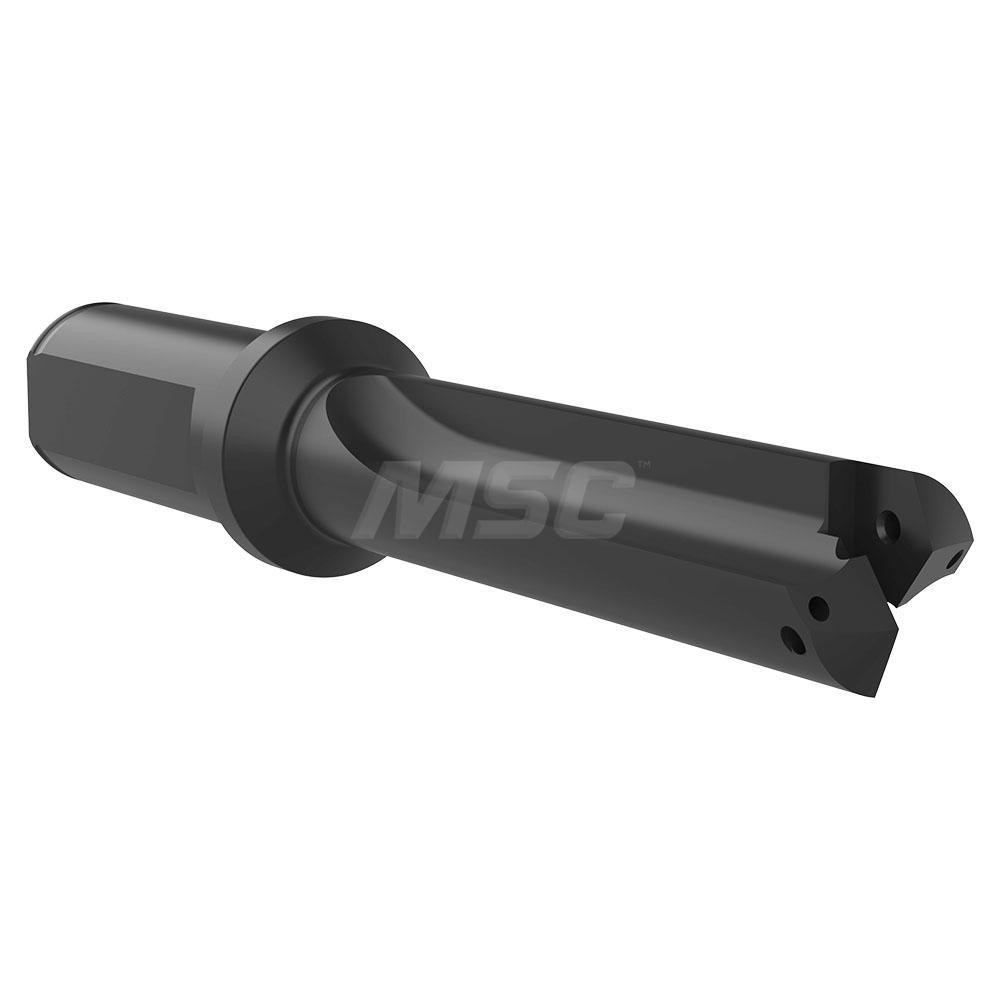 Allied Machine and Engineering Spade Drill: 45/64 to 15/16" Dia, 4-5/8" Max Depth, Helical Flute - 23010H-100F