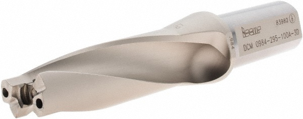 Ingersoll Cutting Tools Replaceable-Tip Drill: 25 to 25.9 mm Dia, 75 mm Max Depth, 32 mm Weldon Flat Shank - 3204252
