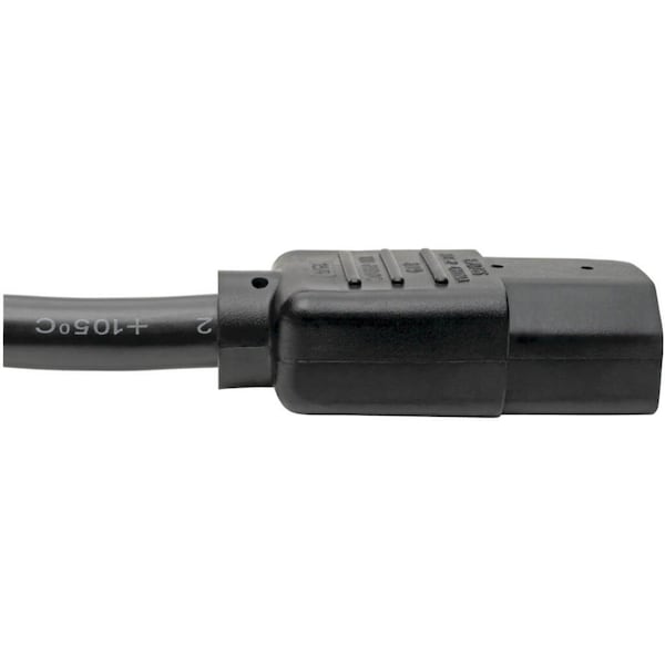Tripp Lite Power Cord, HD, C14 to C15, 15A, 14AWG, 10ft - P018-010
