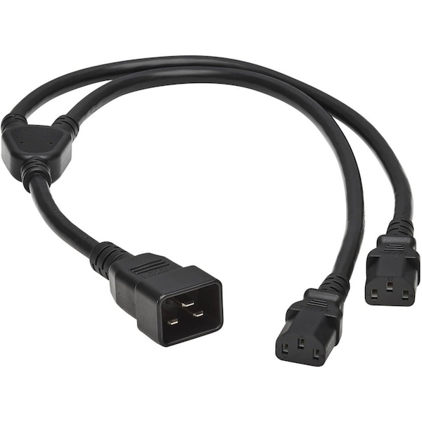 Tripp Lite Power Cord, HD, C20 to C13, 15A, 14AWG, 2ft - P032-002-2C13