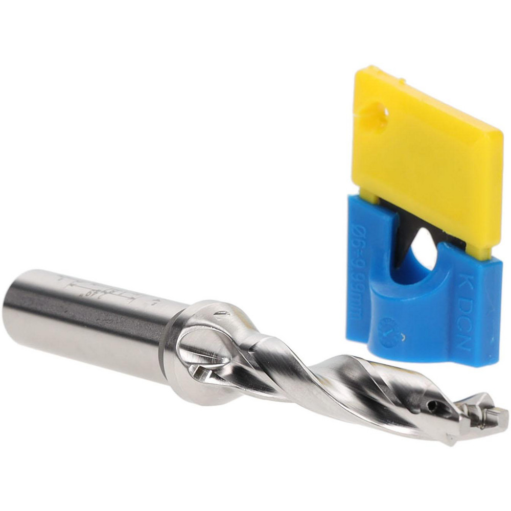 Ingersoll Cutting Tools Replaceable-Tip Drill: 0.374 to 0.3898" Dia, 1.12" Max Depth, 1/2" Cylindrical Shank - 3212767