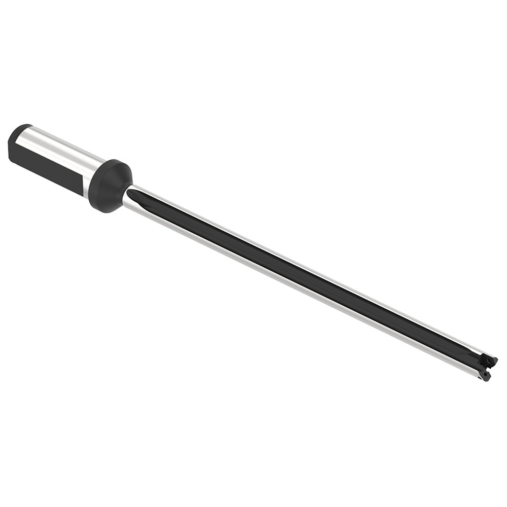 Allied Machine and Engineering Spade Drill: 0.4370 to 0.4990" Dia, 7.1400" Max Depth, Straight Flute - HTAZA15-075C