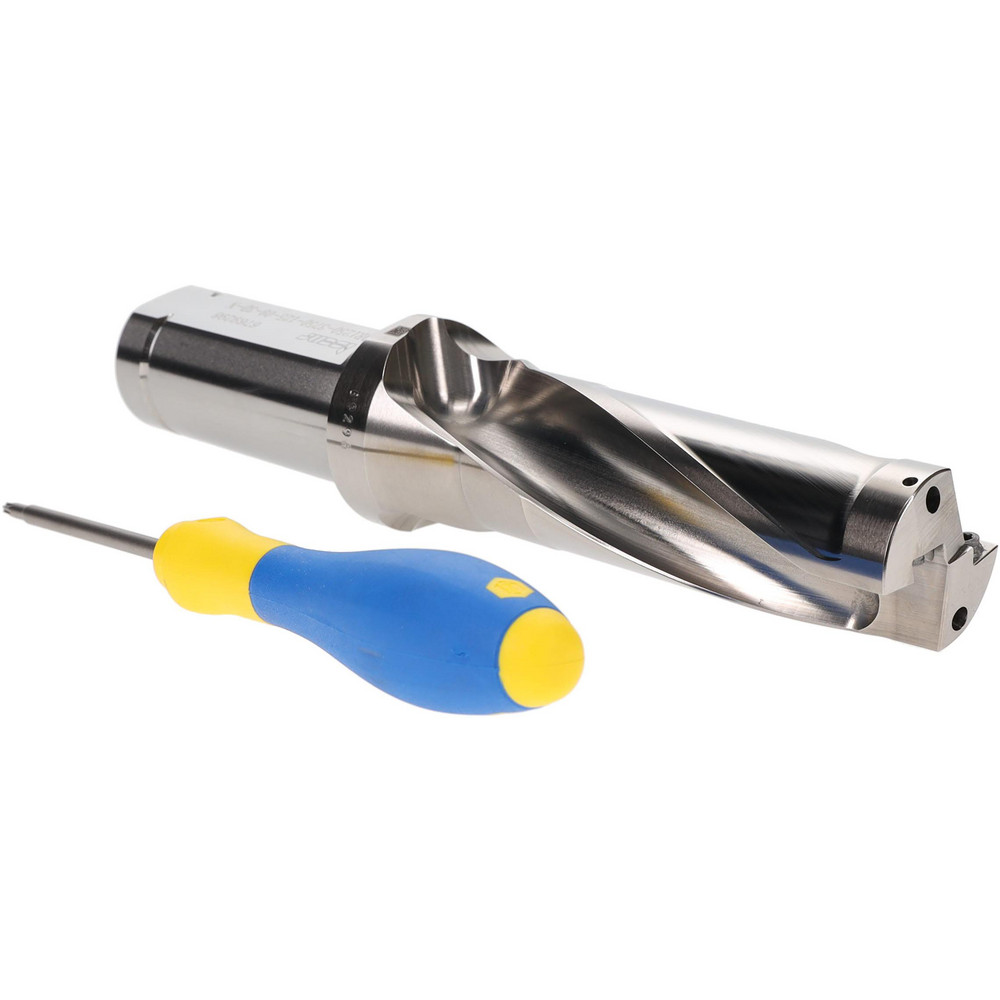 OSG Indexable Insert Drill: P3D1250FS125A09, 1-1/4" Max Dia, 3-3/4" Max Depth, 3xD, 1-1/4" Shank Dia - 52503006