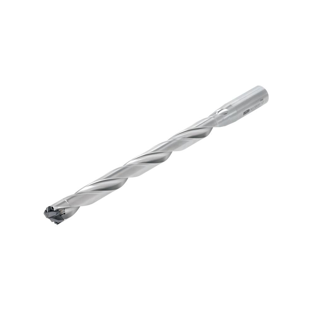 Tungaloy Replaceable-Tip Drill: 8.5 to 8.9 mm Dia, 104 mm Max Depth, 12 mm Straight-Cylindrical Shank - 6785548