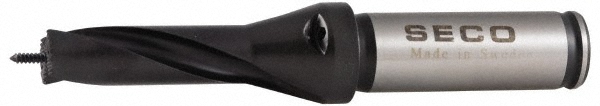 Kyocera Replaceable-Tip Drill: 12 to 12.49 mm Dia, 37.5 mm Max Depth, 16 mm Flange Shank - THD08620