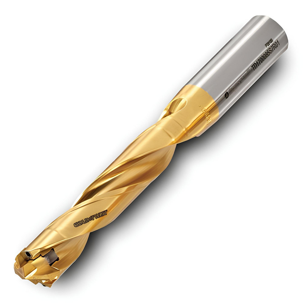 Iscar Replaceable-Tip Drill: 16 to 16.9 mm Dia, 32 mm Max Depth, 20 mm Straight-Cylindrical Shank - 3363001