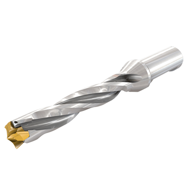 Iscar Replaceable-Tip Drill: 16 to 16.9 mm Dia, 32 mm Max Depth, 20 mm Straight-Cylindrical Shank - 3363001