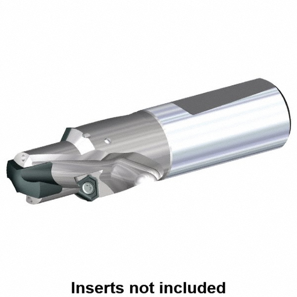 Iscar Replaceable-Tip Drill: 16 to 16.9 mm Dia, 32 mm Max Depth, 20 mm Straight-Cylindrical Shank - 3363001