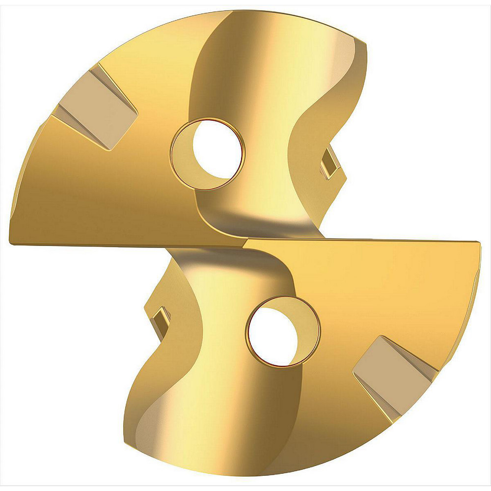 Kennametal Replaceable-Tip Drill: 17 to 10 mm Dia, 72.5 mm Max Depth, 10 mm Weldon Flat Shank - 6953929