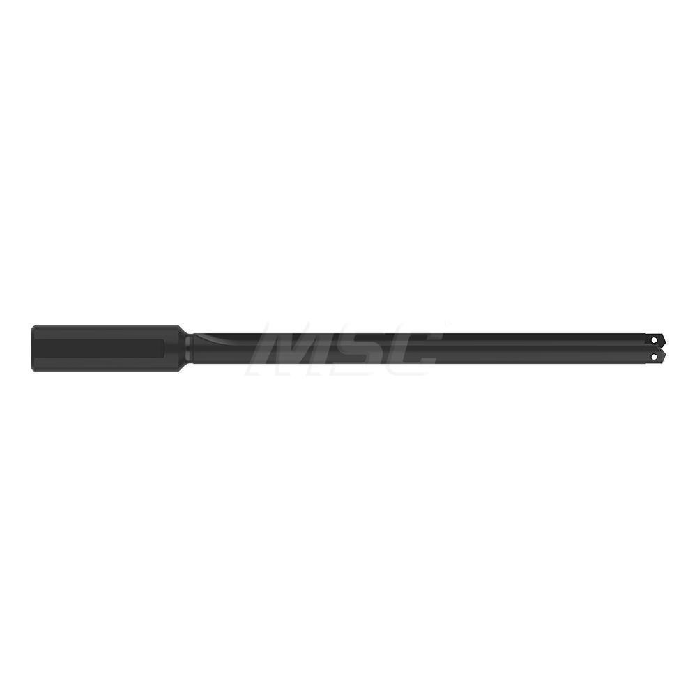 Allied Machine and Engineering Spade Drill: 33/64 to 11/16" Dia, 7" Max Depth, Straight Flute - 26000S-075L