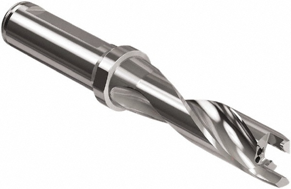 Kyocera Replaceable-Tip Drill: 18 to 18.99 mm Dia, 28.5 mm Max Depth, 25 mm Flange Shank - THD11532