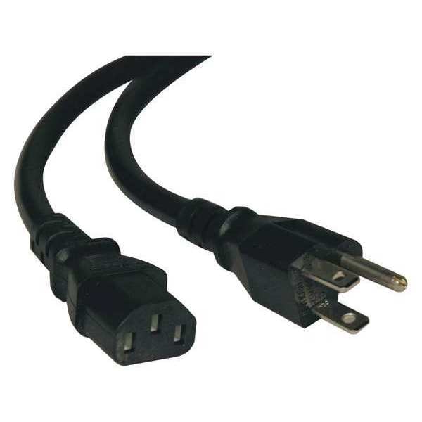 Tripp Lite Power Cord, 5-15P to C13, 10A, 18AWG, 3ft - P006-003