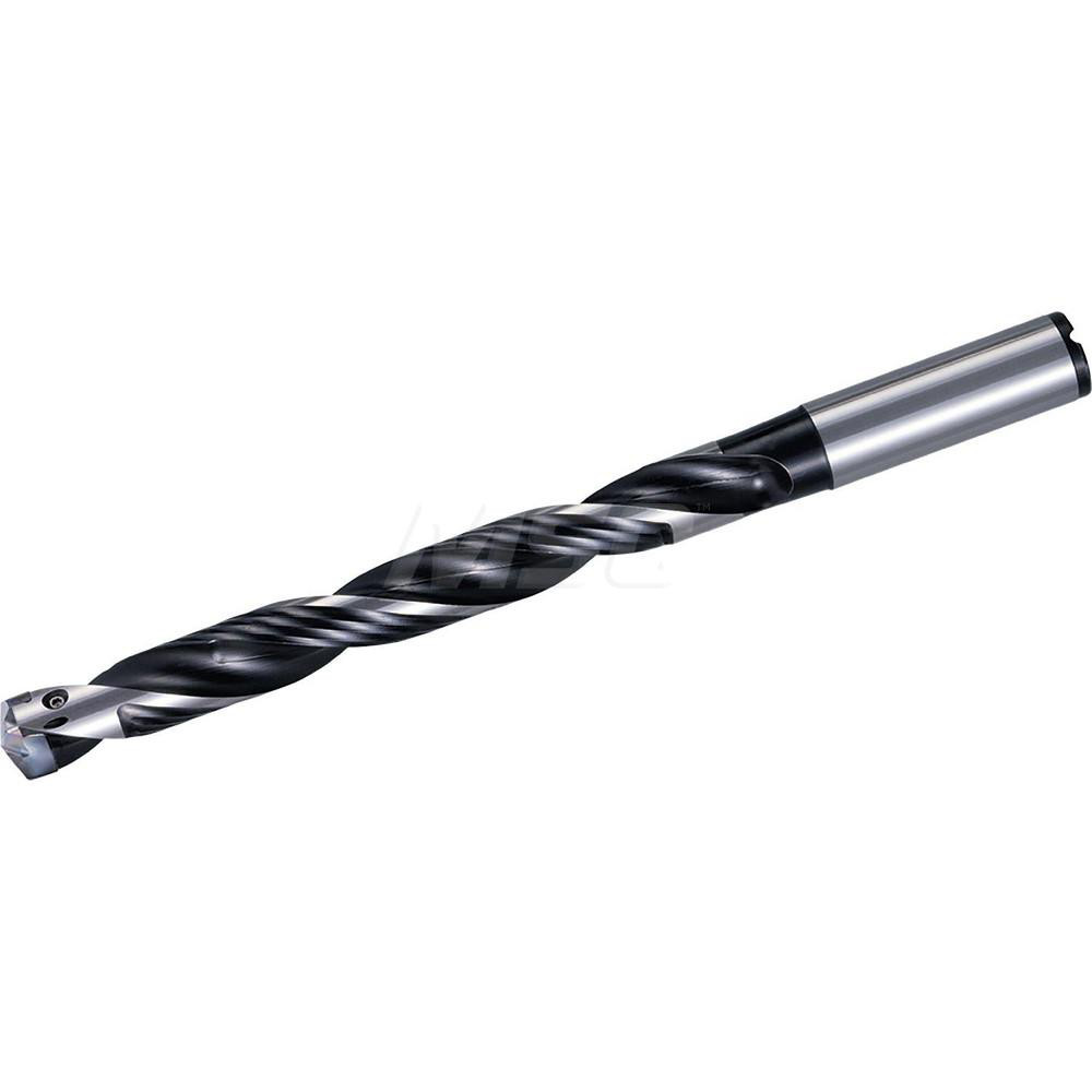 Kyocera Replaceable-Tip Drill: 21 to 21.99 mm Dia, 33 mm Max Depth, 25 mm Flange Shank - THD11535