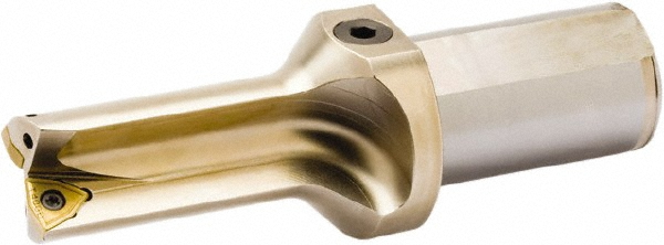 Seco Indexable Insert Drill: SD572-1614-322-1500R7, 1.6140" Max Dia, 3.2280" Max Depth, 2xD, 1.5000" Shank Dia - 02602135