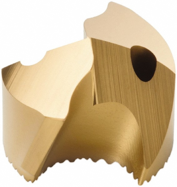 Seco Replaceable-Tip Drill: 16 to 16.99 mm Dia, 110 mm Max Depth, 5/8" Weldon Flat Shank - 00040008