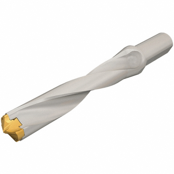Ingersoll Cutting Tools Replaceable-Tip Drill: 15 to 15.9 mm Dia, 128 mm Max Depth, 20 mm Cylindrical Shank - 3204328
