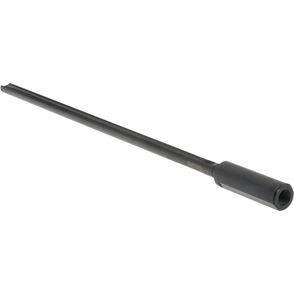 Allied Machine and Engineering Spade Drill: 7/16 to 1/2" Dia, 11-7/16" Max Depth, Straight Flute - 290Z0S-075L