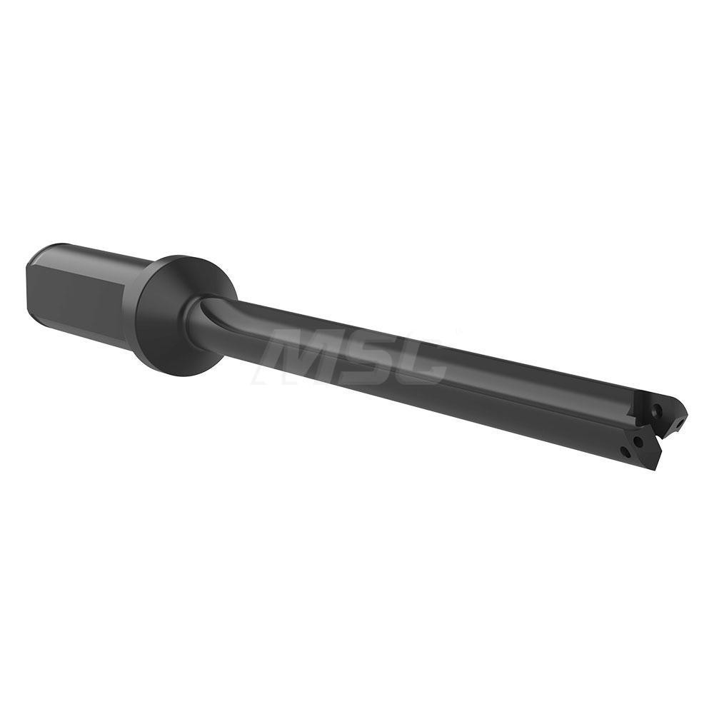 Allied Machine and Engineering Spade Drill: 7/16 to 1/2" Dia, 11-7/16" Max Depth, Straight Flute - 290Z0S-075L