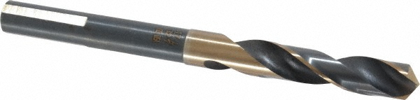 Allied Machine and Engineering Spade Drill: 33/64 to 11/16" Dia, 4-1/2" Max Depth, Straight Flute - 25000S-075F