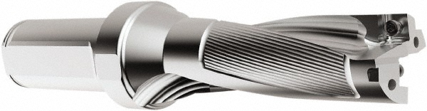 Kennametal Indexable Insert Drill: DFT1500R2SSF150, 1-5/8" Max Dia, 3-3/4" Max Depth, 2.5xD, 1-1/2" Shank Dia - 1528398