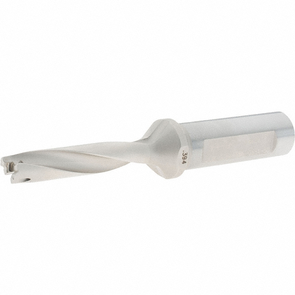 Ingersoll Cutting Tools Replaceable-Tip Drill: 10 to 10.9 mm Dia, 51.99 mm Max Depth, 14 mm Weldon Flat Shank - 3221088