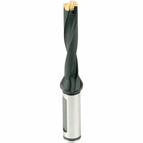 Ingersoll Cutting Tools Replaceable-Tip Drill: 10 to 10.9 mm Dia, 51.99 mm Max Depth, 14 mm Weldon Flat Shank - 3221088