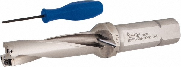 Seco Indexable Insert Drill: SD524-0812-325-1000R7, 21.62 mm Max Dia, 4xD - 03080292