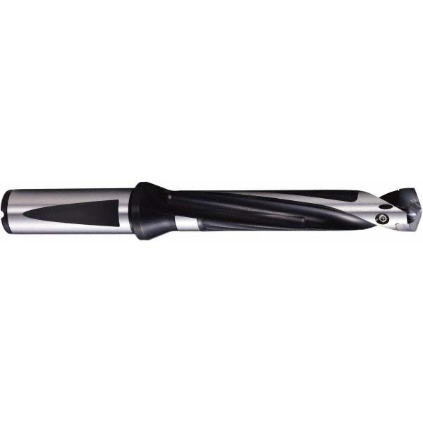 Guhring Replaceable-Tip Drill: 0.669 to 0.689" Dia, 55.8 mm Max Depth, 3/4" Shank - 9041070170050