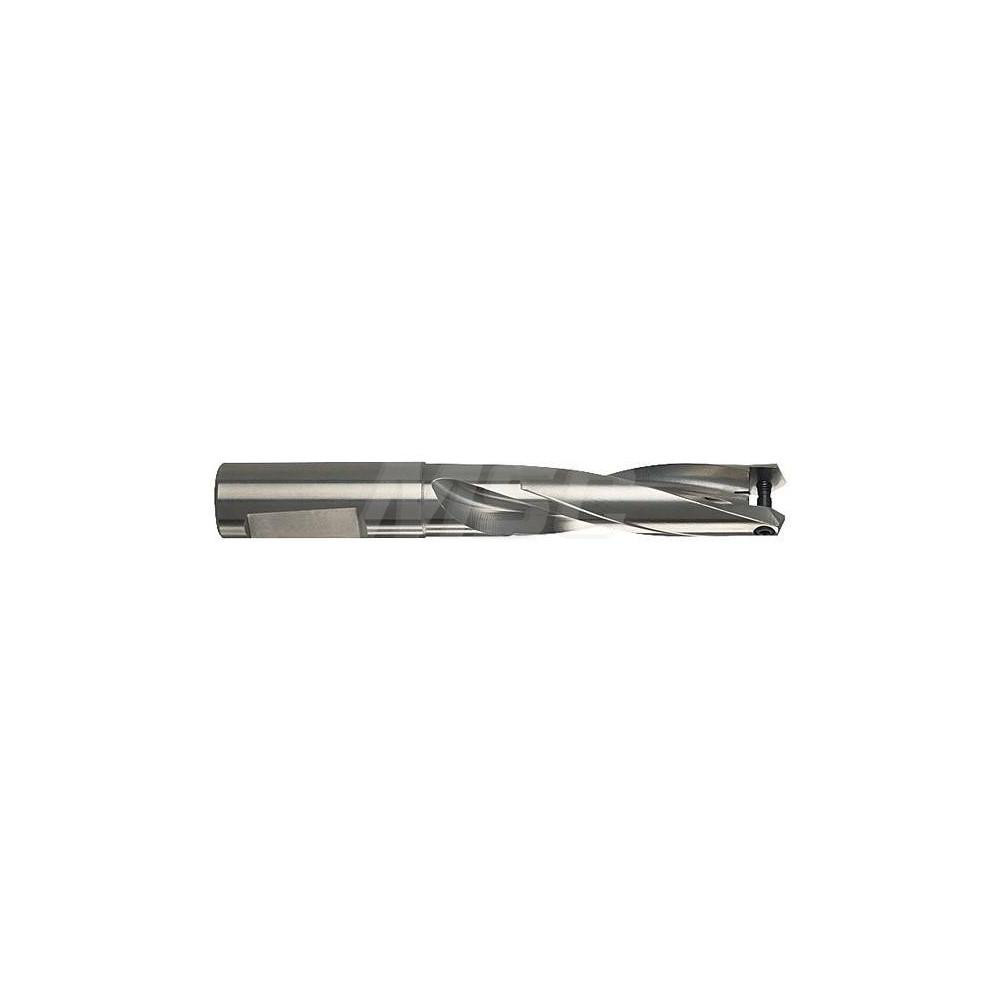 Guhring Replaceable-Tip Drill: 0.669 to 0.689" Dia, 55.8 mm Max Depth, 3/4" Shank - 9041070170050