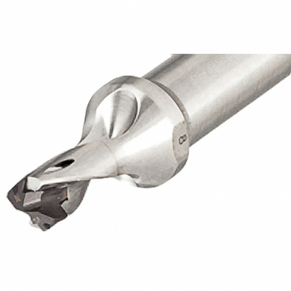 Tungaloy Replaceable-Tip Drill: 15 to 15.9 mm Dia, 136 mm Max Depth, 16 mm Straight-Cylindrical Shank - 6784635